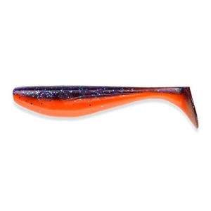 FishUP Wizzle Shad 5" #207 Dark Violet/Orange 4szt