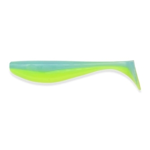 FishUP Wizzle Shad 5" #206 Sky/Chartreuse 4szt