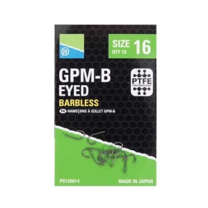 Haczyki Preston Bezzadziorowe Gpm-B Hooks #18 Eyed