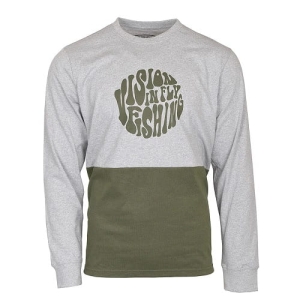 Vision Bluza Since Long Sleeve GREY/OLIVE L