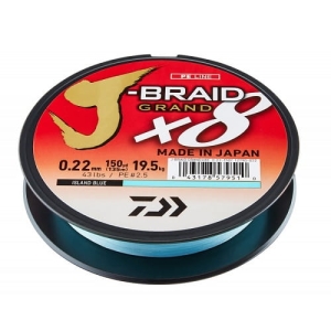 DAIWA J-BRAID GRAND X8 LIGHT GREY 0.24mm 135m