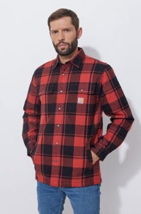 Koszula Carhartt Flannel Sherpa Red Ochre XXL