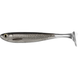 LiveTarget SlowRoll Mullet SilverBlack 12.5cm 4szt