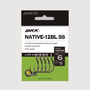 Haki bezzadziorowe BKK Native-12BL SS #2, op 5szt