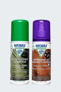 Zestaw Nikwax Nubuck Spray-on żel Footwear 125ml