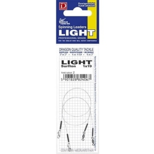 Przypon Dragon 1x19 Surflon 5kg Light 15cm 2szt.