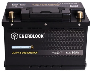 Akumulator ENERBLOCK JLFP LITHIUM 12,8V 80AH