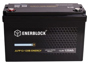 Akumulator ENERBLOCK JLFP LITHIUM 12,8V 120AH