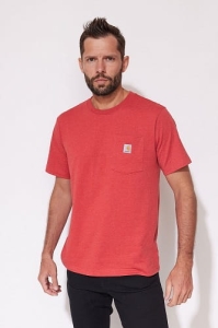 Koszulka Carhartt Heavyweight K87 Chili Pepper M