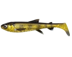 SG 3D Whitefish Shad 23cm 94g Black Gold Glitter 