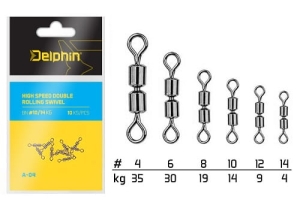 Hi speed double rolling swivel A-04 BN8 #12 9kg