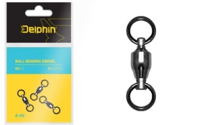 Delphin Ball Bearing Swivel A-05 3szt 125kg