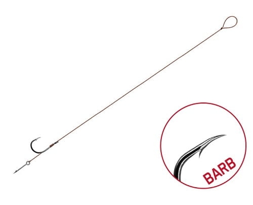 Przypon Delphin FLR Sting 12cm 0,10mm #10 6szt 4396804.jpg
