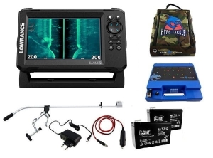 Echosonda LOWRANCE Eagle 7 Tripleshot HD Row ZESTAW Cover Camo