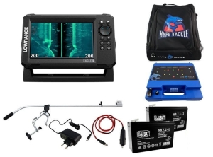 Echosonda LOWRANCE Eagle 7 Tripleshot HD Row ZESTAW Cover Black