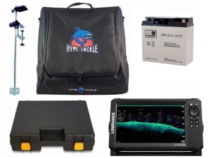 Echosonda LOWRANCE Eagle 9 Tripleshot HD Row ZESTAW Cover Black