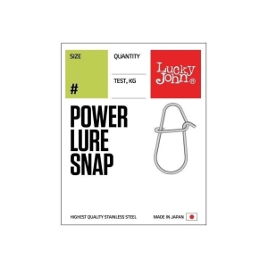 Agrafka Lucky John Power Lure Snap 28kg 8szt #001