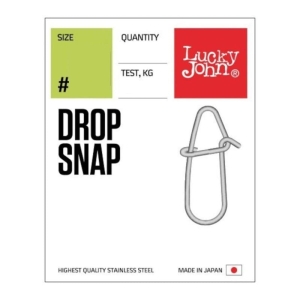 Agrafka Lucky John Drop Snap 12kg 8szt #002