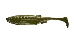 Libra Lures Kraken Shad 2 032 Motor Oil Green10szt