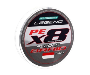 Flagman Legend Feeder Braid X8 D.Grey 150m 0.16mm