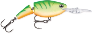 RAPALA Jointed Shad Rap 7cm Green Tiger UV