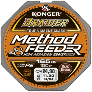 PLECIONKA BRAIDER X8 0,14mm 150m 18,3kg DARK BROWN