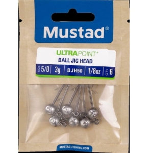 Główka jigowa MUSTAD BallJig 6szt. #6 3 g