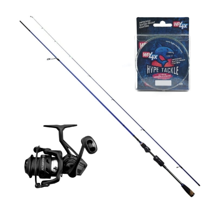 Zestaw Hype Tackle H2 UL 2,05m do 4,5g 2cz + Kołowrotek Kraken Black Pearl 2000 + Hype Tackle 4X Grass Green 0,07mm, 4,5kg 135m.jpg