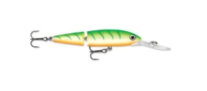 RAPALA Jointed Deep Husky Jerk 12cm Green Tiger UV