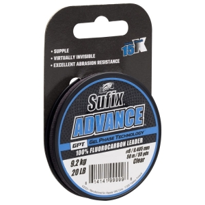 Sufix Advance Fluorocarbon Clear 50m 0,165mm 1,9kg