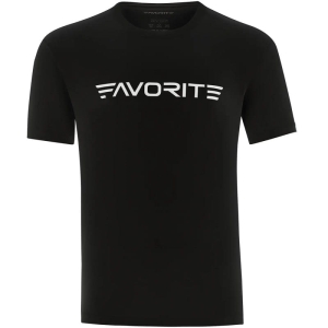 Favorite T-Shirt White Logo Black M