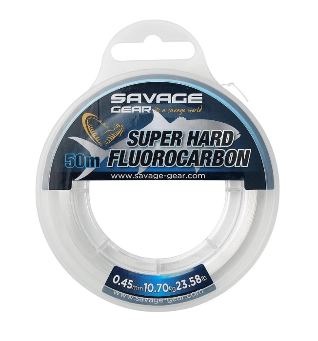 Żyłka Fluorocarbonowa Savage Gear Super Hard 50m 0,50mm.jpg