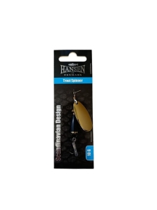 Hansen Trout Spinner 3 10g Black/Gold
