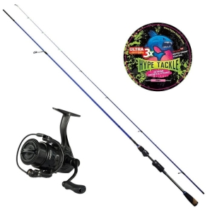 Zestaw Spinn Hype Tackle H2 UL 1.85m Up to 3.5g + Favorite Arena 1500S + Plecionka ULG 3X Pink 0.04mm