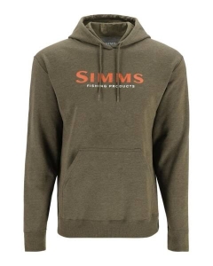 Bluza Simms Logo Hoody Military Heather M