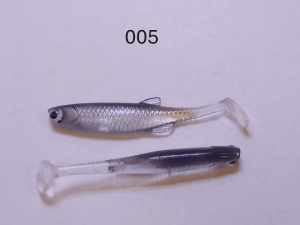 Mr. Bleak Uklejka Real Fish Clear Black K005 5cm 6szt
