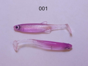Mr. Bleak Uklejka Real Fish Clear Fiolet UV K001 5cm 6szt