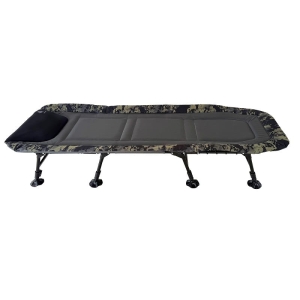 Łóżko Wędkarskie KRAKEN CAMO: 8 Nóg Obciążenie 150kg