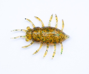 FishUP Maybug 1,3 #036 Caramel/Green & Black 5szt