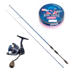 Zestaw Spinn Hype Tackle H2 LF 2,30 m 1–10 g + Hype Tackle H2 2500 + Plecionka 4X Pink 0,07 mm