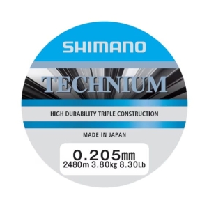 Shimano Żyłka Technium 2480m 0.205mm 3.8kg Grey