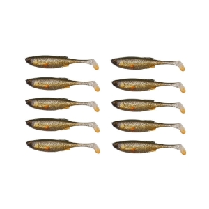 Gumy Hurtem ZESTAW 10szt Savage Gear Craft Shad 7.2cm 2.6g Green Silver
