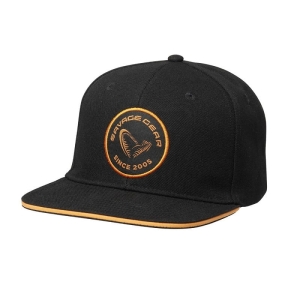 Czapka Savage Gear Badge Flatbill Cap Black Orange