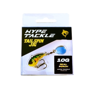 Hype Tackle Wirujący Ogonek Tail Spin Jig Real Perch 10g 1szt