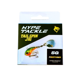 Hype Tackle Wirujący Ogonek Tail Spin Jig Fire Tiger 5g 1szt