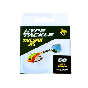 Hype Tackle Wirujący Ogonek Tail Spin Jig Hot Perch 5g 1szt