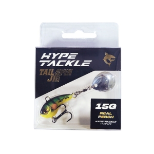 Hype Tackle Wirujący Ogonek Tail Spin Jig  Real Perch 15g 1szt