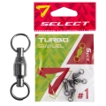 Select Krętlik Łożyskowany Turbo Swivel #1 5szt.jpg