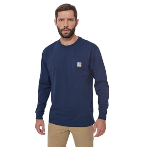 Koszulka Carhartt Dearborn Loose LS Navy L