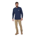 Koszulka Carhartt Dearborn Loose LS Navy L3.jpg